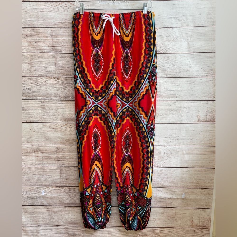 URBAN COCO AZTEC PRINT JOGGERS‎